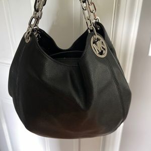 Michael Kors large Fulton leather bag